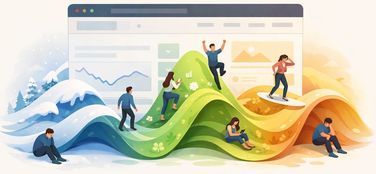 Как работает сезонность трафика на сайте