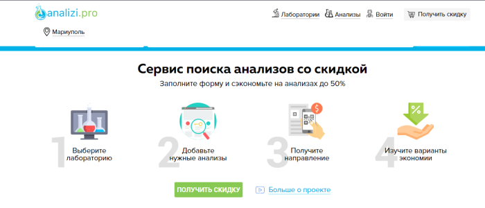 Пример созданного нами стартАпа